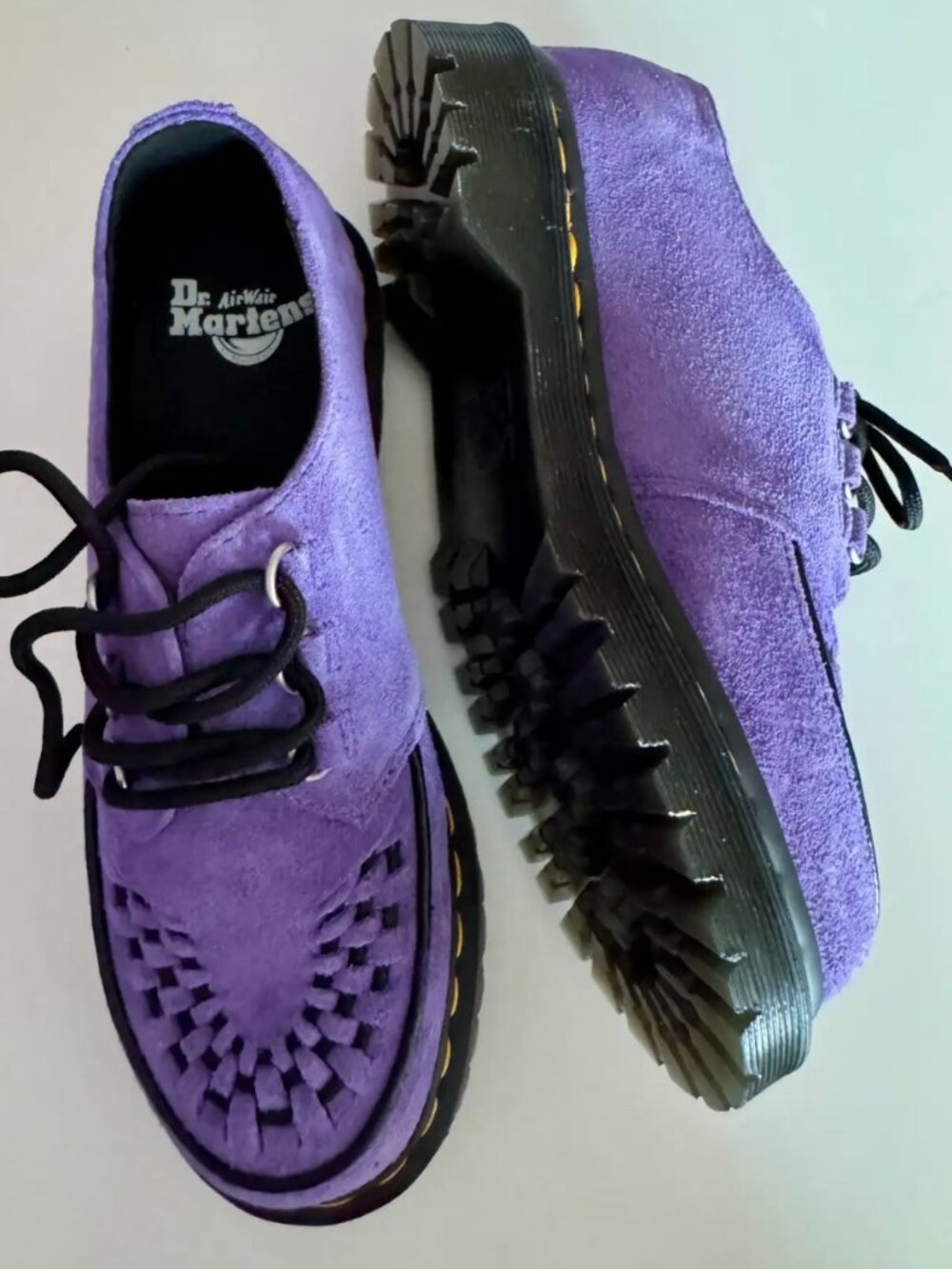 Dr Martens    Ramsey woven suede creepers